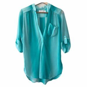 Boutique Lucy Love Sheer Long Sleeve Top S